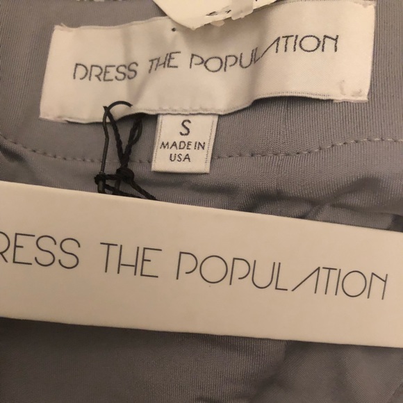 Dress The Population silver sequin skirt - Picture 5 of 5